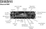 Uniden Bearcat 880 Mobile CB Radio 40 Channels Noise Cancelling Mic NOAA