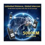 TIDRADIO TD-M15 Rapid Global Walkie Talkies 5000 Mile Long Range Poc radios, ...