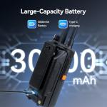 Retevis MateTalk L2 Global Walkie Talkie, Emergency POC Radio Unlimited Range, Zello,4G Dual SIM Network, GPS, IP67 Waterproof, Nationwide Two Way Radio Long Distance for Trucking, Security (1 PCS)