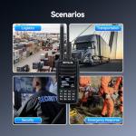 Retevis MateTalk L2 Global Walkie Talkie, Emergency POC Radio Unlimited Range, Zello,4G Dual SIM Network, GPS, IP67 Waterproof, Nationwide Two Way Radio Long Distance for Trucking, Security (1 PCS)