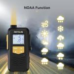 Retevis EZtalk 2S GMRS Radio - Walkie Talkie Long Range with Controllable Mic, 1800mAh Low Temperature Battery, Rugged IP67 Waterproof Radio, NOAA Weather Alert, Compact Radio for Skiing, Snowboarding