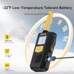 Retevis EZtalk 2S GMRS Radio - Walkie Talkie Long Range with Controllable Mic, 1800mAh Low Temperature Battery, Rugged IP67 Waterproof Radio, NOAA Weather Alert, Compact Radio for Skiing, Snowboarding
