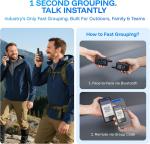 POC-1 Lifetime Free Global Walkie Talkies Long Range 4G LTE Unlimited Range...