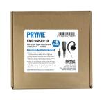 PRYME® LMC-1GH21 PRO-Grade Lapel Mic w/Soft G-Hook Swivel Earphone (for Kenwood Pro-Talk LT Series Radio) 10-Pack