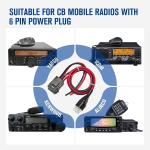 6 Pin Short Wave Power Supply Cable For Icom IC-706 707 718 720 730 CB Ham Radio
