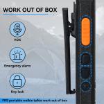 2Pack Retevis B3H FRS UHF Long Range Walkie Talkies 1620mAh VOX Two Way Radios