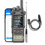 Radtel RT-950 Pro Ham Radio 10W Walkie Talkie Long Range Handheld Two Way Radio, GPS/APRS, Wireless Bluetooth Programming, AM/FM/CB/SW/MW/LW Receive (with Program Cable，Female Antenna