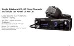 Uniden BEARCAT980 40-Channel SSB CB Radio with 7-Color Digital Display