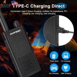 T26 Walkie Talkies Long Range Rechargeable Two Way Radios with Earpieces 12Pack