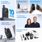POC-1, Lifetime Free Global Walkie Talkies Long Range, 4G LTE Unlimited Range..