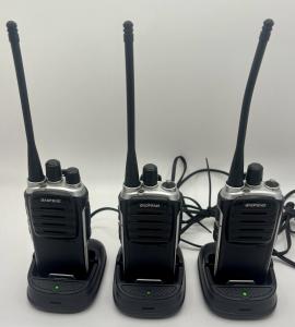 Bundle Of 3 BAOFENG Bf 888S+ Black And Silver W/chargers