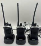 Bundle Of 3 BAOFENG Bf 888S+ Black And Silver W/chargers