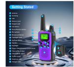 Walkie Talkies for Adults Long Range,Rechargeable Walkie Talkies with 22 FRS ...