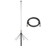 Dual Band 2m 70cm Ham Radio Antenna, VHF UHF 2 Meter 70 cm Antennas with 10meters PL259/ UHF/ SO239 Cable for Two-Way Amateur Ham Radio