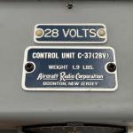 Aircraft Radio Corp C-37 Control Unit 28V WWII US Military VHF Radio ARC