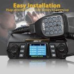 KT-980Plus Mobile Radio 50W Dual Band Car Walkie Talkie 75W High Power Transceiver VHF/UHF 144-148/420-450MHz Two Way Radio