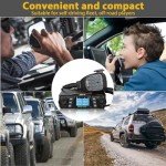 KT-980Plus Mobile Radio 50W Dual Band Car Walkie Talkie 75W High Power Transceiver VHF/UHF 144-148/420-450MHz Two Way Radio