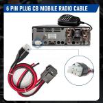 6Pin DC CB Power Cord Cable Connector for Yaesu FT-840 847 890 897 920 990 Radio