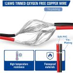 6Pin DC CB Power Cord Cable Connector for Yaesu FT-840 847 890 897 920 990 Radio