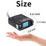 TH-8600 Mini Mobile Radio IP67 Waterproof 25W Dual Band VHF/UHF 144-148MHz/420-450MHz Mobile Car Radio Transceiver