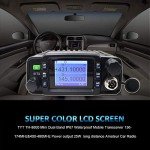 TYT TH-8600 Mini 25 Watt Dual Band 2 Way RadioI P67 Waterproof Radio VHF/UHF Car Mobile Transceiver with Free Programming Cable