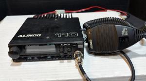 Vintage Alinco DR-110 VHF FM Transceiver & Microphone UNTESTED