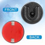 2pcs Cb Radio Mic Holder, Microphone Hanger Round Knob Mic Holder Mount with Adhesive Back Ham Radio Accessories for Alinco Anytone Bao-Feng