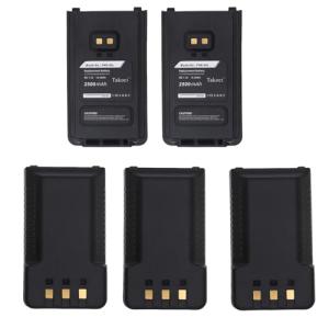 Youejoeq (5pcs) Replacement Battery for YAESU FT-25R, FT-65R, FTA-250L,fits Part No. FNB-26L 2500mAh / 18.50Wh