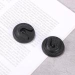 2pcs Cb Radio Mic Holder, Microphone Hanger Round Knob Mic Holder Mount with Adhesive Back Ham Radio Accessories for Alinco Anytone Bao-Feng