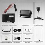 Retevis MB1 AM/FM CB Radio Kit, Portable CB Mobile Radio Kit with 5W Mini External Speaker and Magnetic Antenna, Noise Reduction, Emergency Channel 9/19, VOX, CB Radios Long Ranges for Trucker