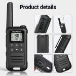 Long Range Walkie Talkies for Adults 4 Pack Rechargeable NOAA Camping Radios