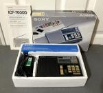 Sony ICF-7600D FM/LW/MW/SW PLL Synthesized Receiver Radio - For Parts; Repair