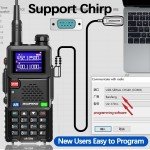 BAOFENG AR-5RM 10W Ham Radio, Long Range Two-Way Walkie Talkie, NOAA Receiver, 9