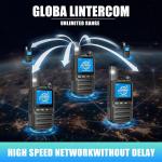 Lifetime Free Unlimited Range Rapid Global Walkie Talkies PTT Push-To-Talk over