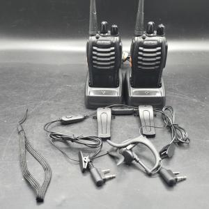 2 Baofeng Two-way Radios~ BF-888S ~ Plug-in Chargers ~  Extras ~