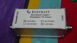 ELECRAFT P3 Panadapter Transmit Monitor or W2 Wattmeter 2KW  coupler -