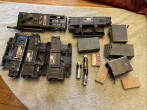 Military Radio Walkie Talkie Vietnam War US Army PRT-4A PRR-9 Helmet Lot D