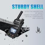 Lifetime Free - Unlimited Range Rapid Global Walkie Talkies, 4G LTE POC Worldwide Nationwide Radio with 10000+ Mile Coverage for Team Communication (2 Pack with Pre-Installed SIM)