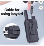 Baofeng FRS Two Way Radios Set Of 2 Walkie Talkies Flashlight Rechargeable NEW