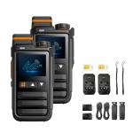 Global Rapid Walkie Talkie Unlimited Range POC Two Way Radios, Nationwide PTT Two Way Radios Long Distance for Security, Outdoor Adventures & Travel Teams,with SIM Cards, 2pcs