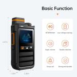 Global Rapid Walkie Talkie Unlimited Range POC Two Way Radios, Nationwide PTT Two Way Radios Long Distance for Security, Outdoor Adventures & Travel Teams,with SIM Cards, 2pcs