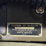 Kellogg TA-312/PT Field Telephone US Military Army Vietnam Era H-60/PT Handset