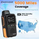 TIDRADIO TD-M13 Global Rapid Walkie Talkies Unlimited Range 4G LTE POC Radio ...