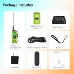 Retevis EZTalk 4S Waterproof Two Way Radio, IP68 Floating Walkie Talkies for Adults, NOAA, Emergency Alarm, Type-C Charging, Rechargeable Handheld GMRS Radio for Kayaking, Fishing, Rafting, Boating