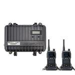 Retevis RT97 GMRS Repeater Communication Set, Full Duplex Radio Repeater(1 Pack) and GMRS Handheld Walkie Talkies(2 Pack), Designed for RV Camping, Farm, Remote Area, Emergency Rescue