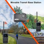 Retevis RT97 GMRS Repeater Communication Set, Full Duplex Radio Repeater(1 Pack) and GMRS Handheld Walkie Talkies(2 Pack), Designed for RV Camping, Farm, Remote Area, Emergency Rescue