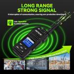 Retevis NR30S Professional Two Way Radio Long Range, Heavy Duty Walkie Talkies, IP67 Waterproof 2 Way Radio, Group Call,2800mAh, Noise Canceling,NOAA, GMRS Radio for Manufacturing Construction(6 Pack)