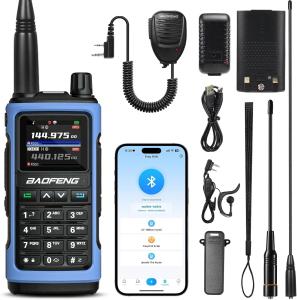 Digital Handheld Radio Scanner Fire Police VHF FM EMS Ham 2 Way Transceiver Dual