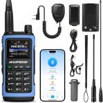 Digital Handheld Radio Scanner Fire Police VHF FM EMS Ham 2 Way Transceiver Dual