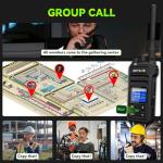 Retevis NR30S Professional Two Way Radio Long Range, Heavy Duty Walkie Talkies, IP67 Waterproof 2 Way Radio, Group Call,2800mAh, Noise Canceling,NOAA, GMRS Radio for Manufacturing Construction(6 Pack)